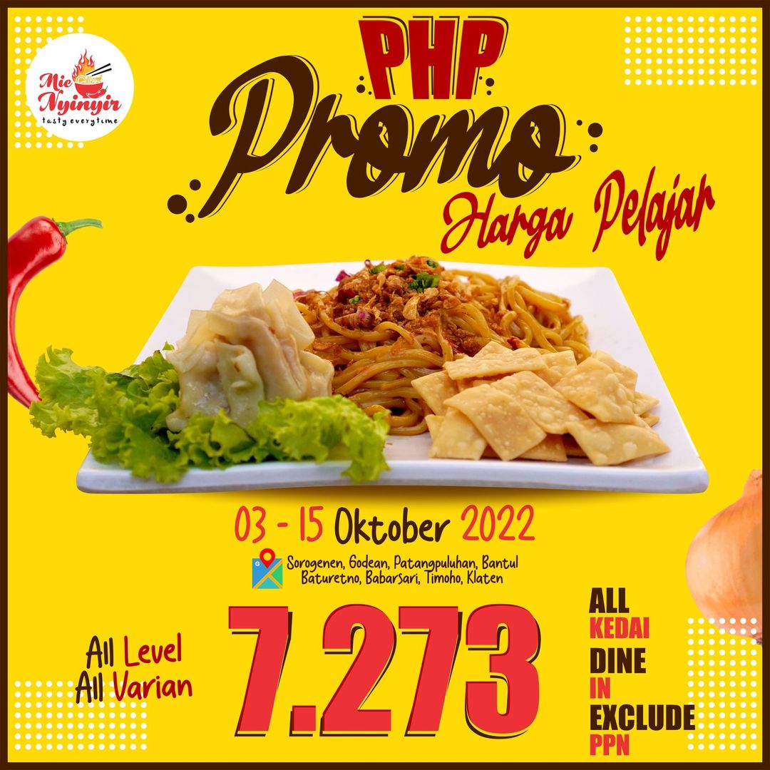 Promo Spesial Oktober PHP Promo Harga Pelajar