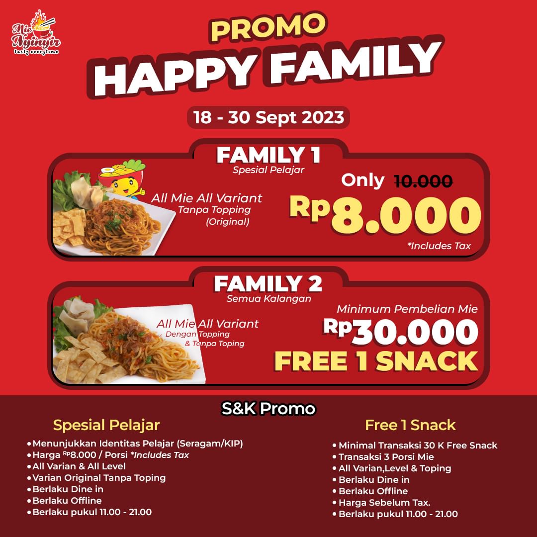 Promo Happy Family